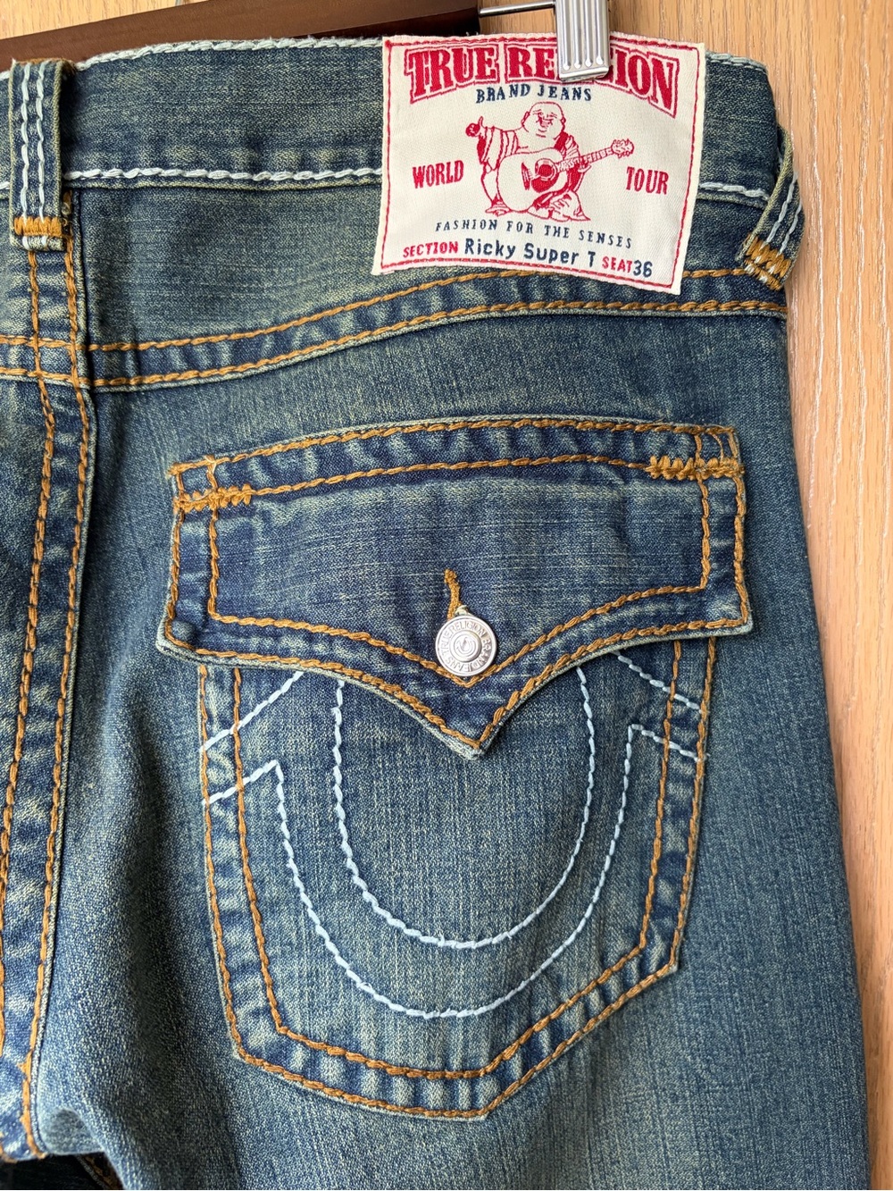 True Religion Ricky Super T Men’s Jeans 36x32